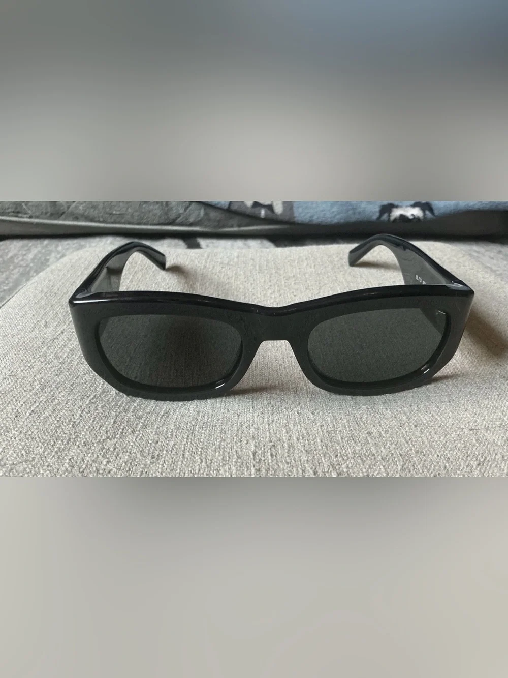 Saint Laurent Black SL 713 Rectangular Men’s Sunglasses
